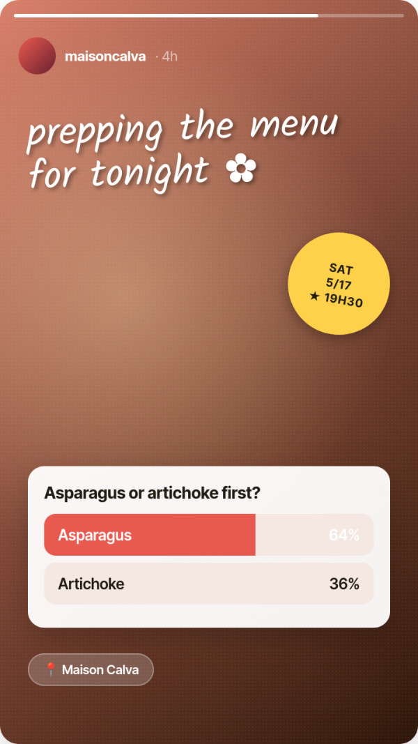Behind-the-scenes story — interface reference preview