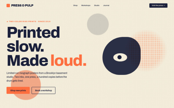 Risograph — interface reference preview