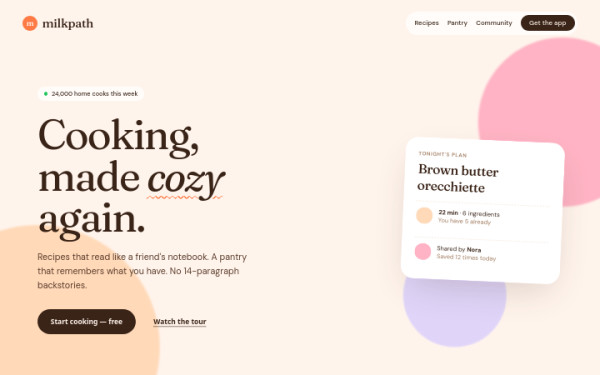 Soft Pastel — interface reference preview