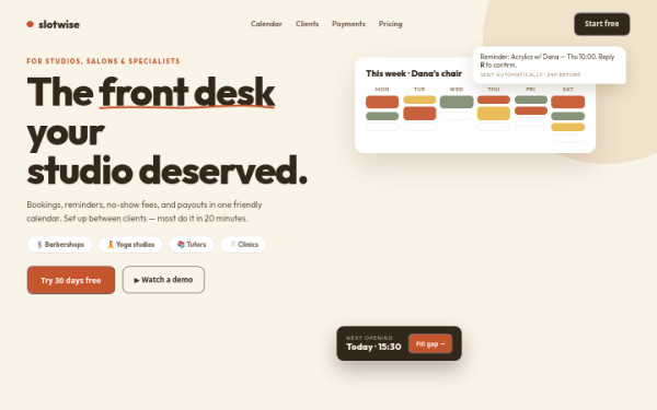Vertical Suite — interface reference preview