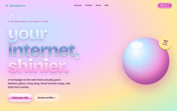 Y2K Chrome — interface reference preview